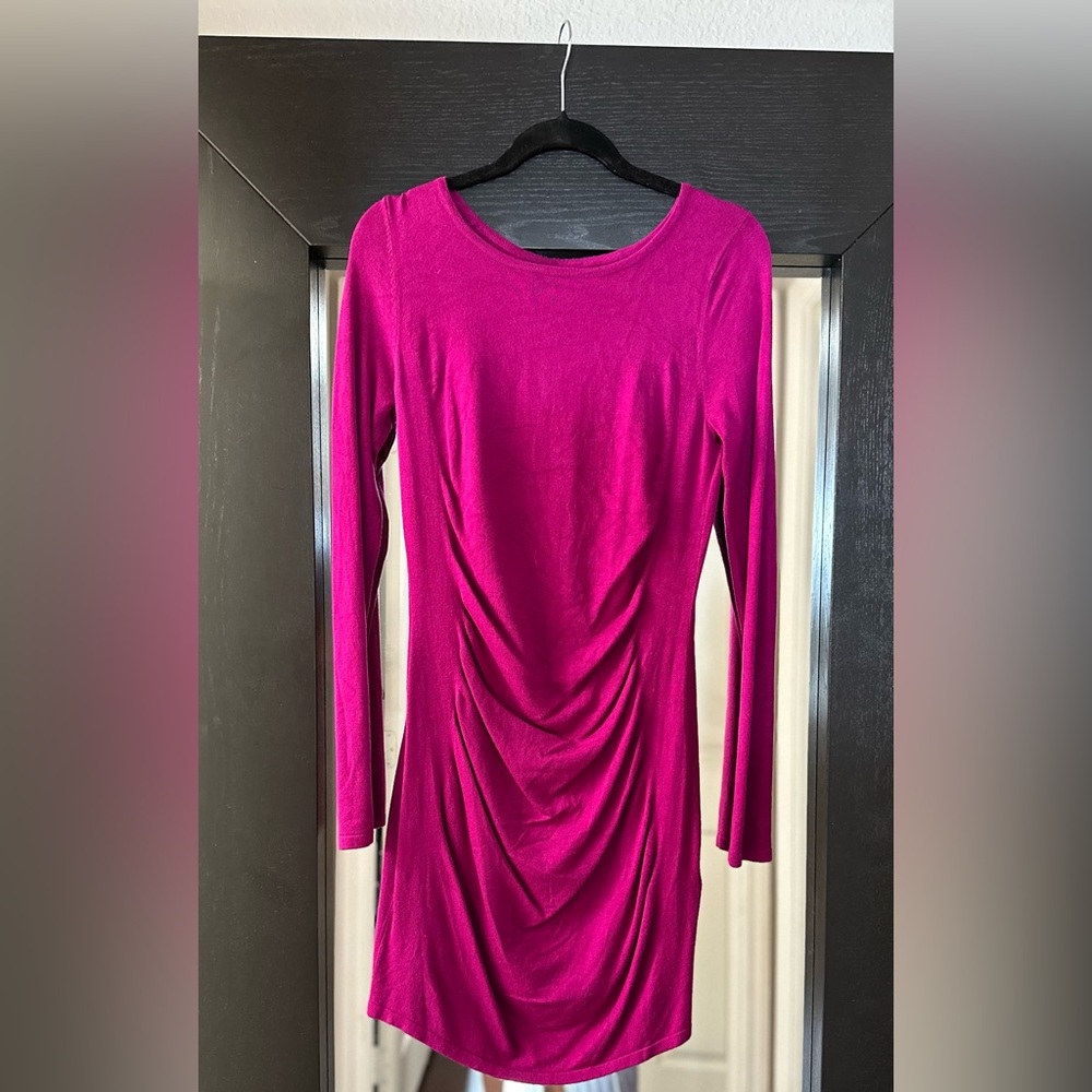 Express long sleeve sweater, mini dress